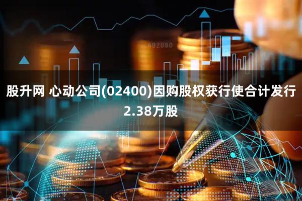股升网 心动公司(02400)因购股权获行使合计发行2.38万股